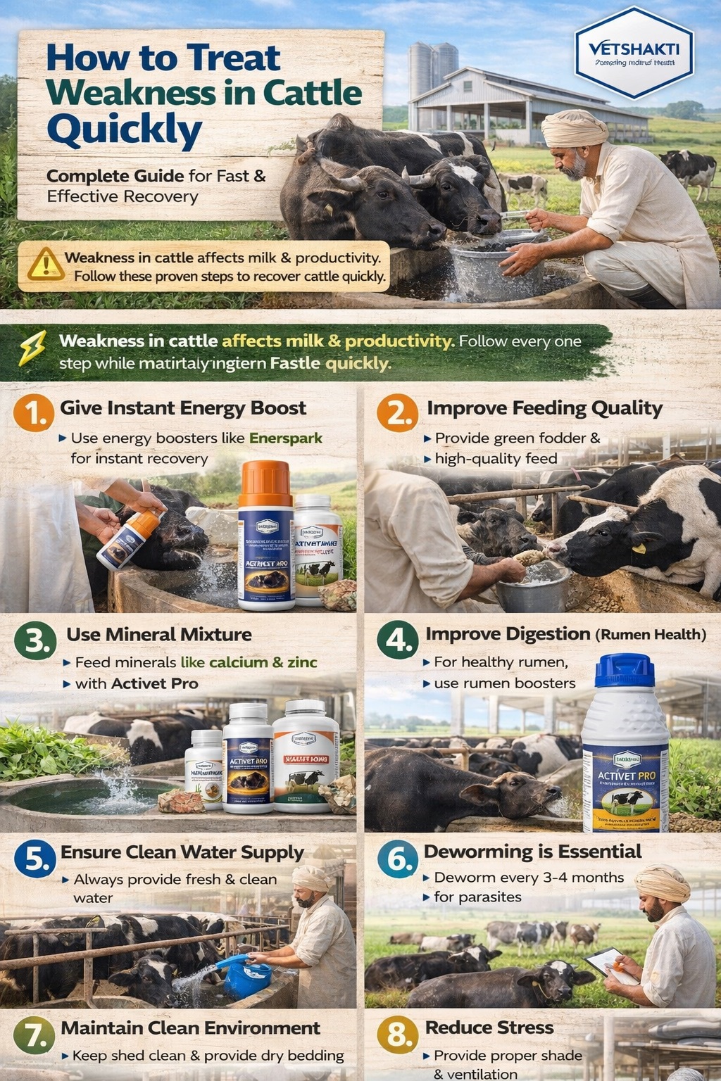 How to Treat Weakness in Cattle Quickly